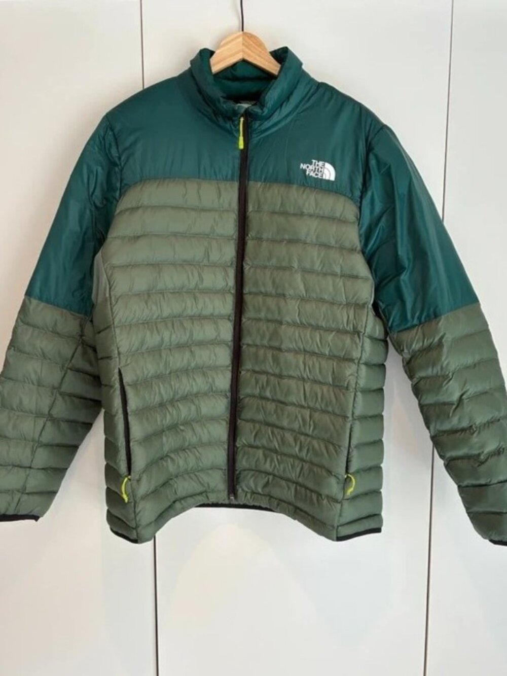 The North Face Terra Peak Down Jacket Green/Khaki Men’s Size M